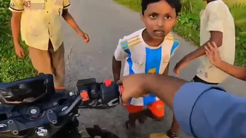 Kid Falls Into the Field