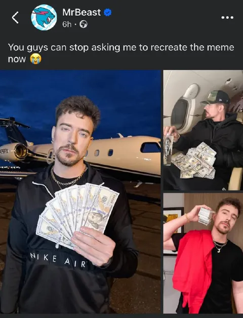 MrBeast Recreates the Meme