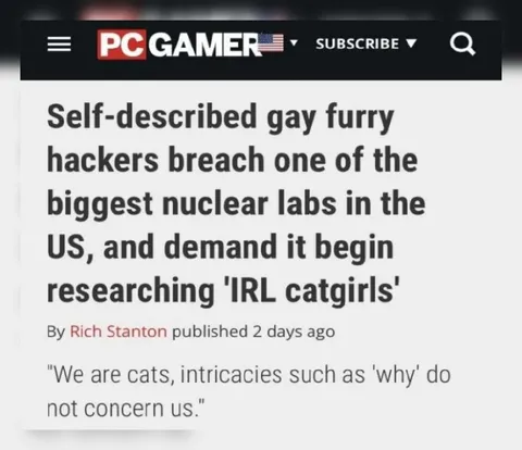 Furry Hackers Demand Catgirl Research