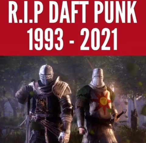 RIP Daft Punk Dark Souls Knights