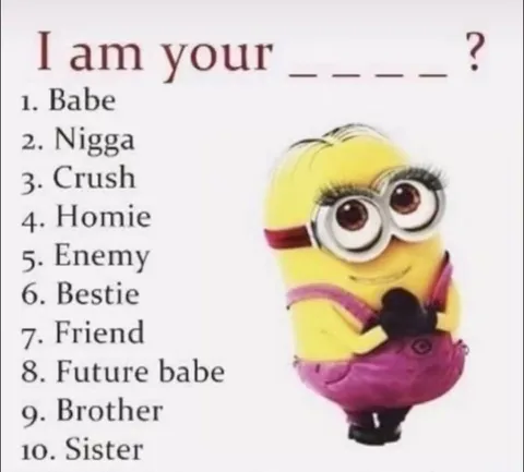 I Am Your What Minion Quiz