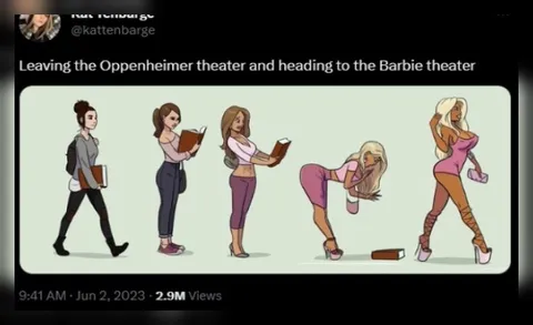 Leaving Oppenheimer for Barbie