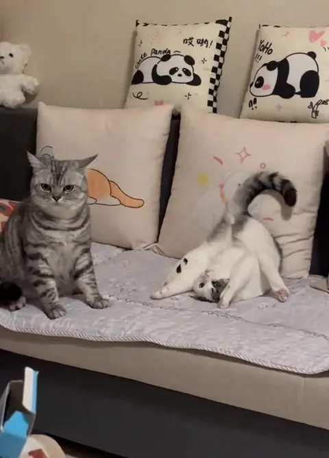 Два состояния кота