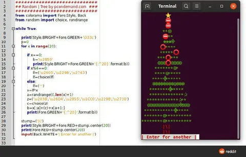 Random Christmas Tree Generator
