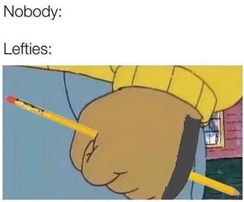 Lefties Write Differently