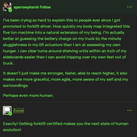 Forklift Driver Next Human Evolution