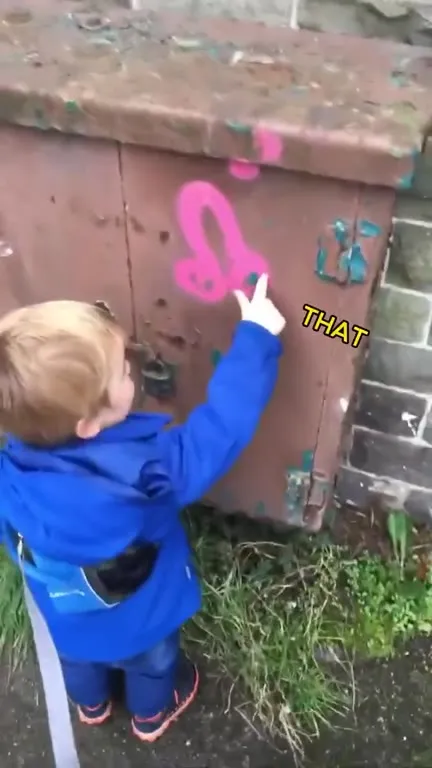 Child Finds Giant Headphones