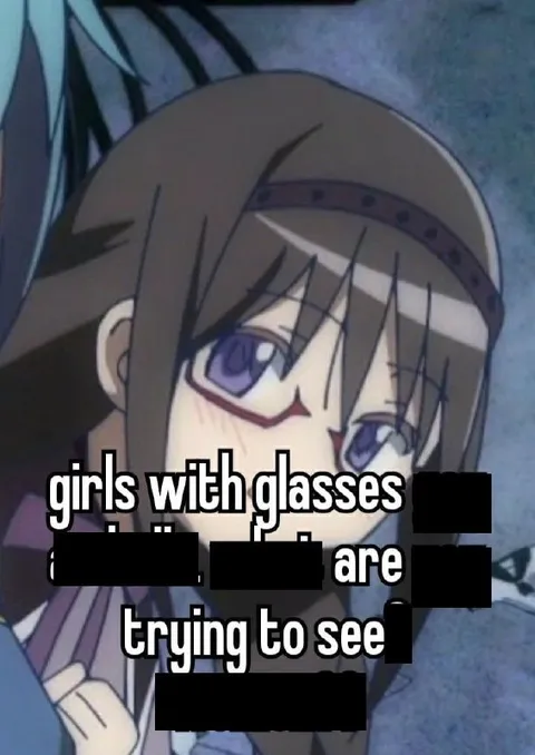Girls With Glasses Trying to See