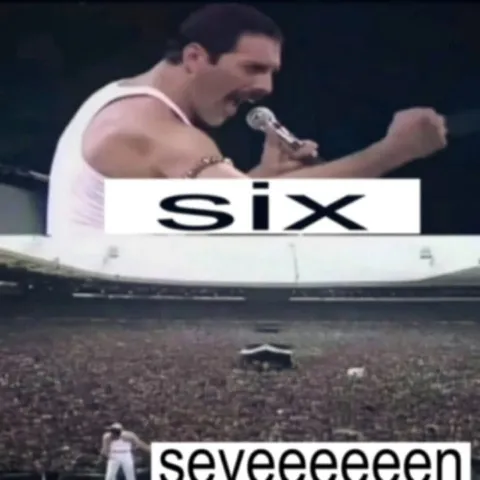 Freddie Mercury Six Seven