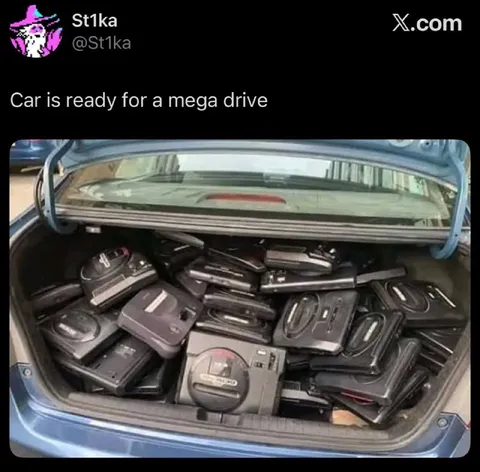 Car Ready for a Mega Drive