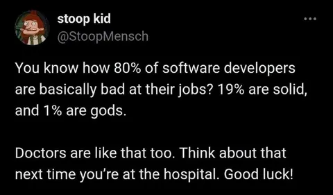 Software Developers and Doctors