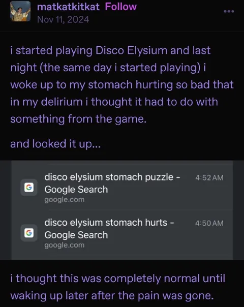 Disco Elysium Stomach Puzzle