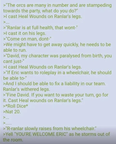 Healing Ranlar's Withered Legs