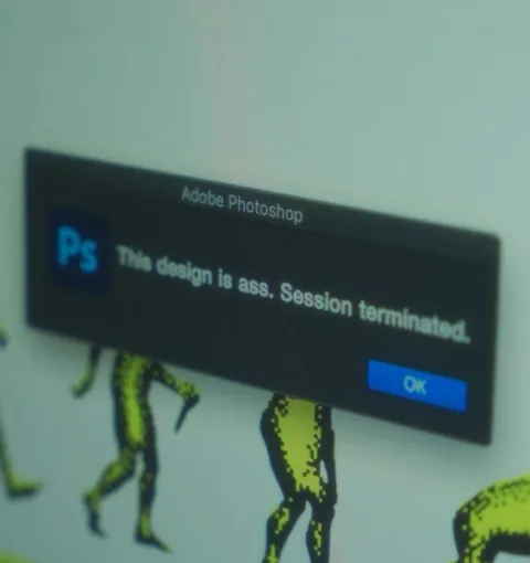Photoshop Design Session Terminated
