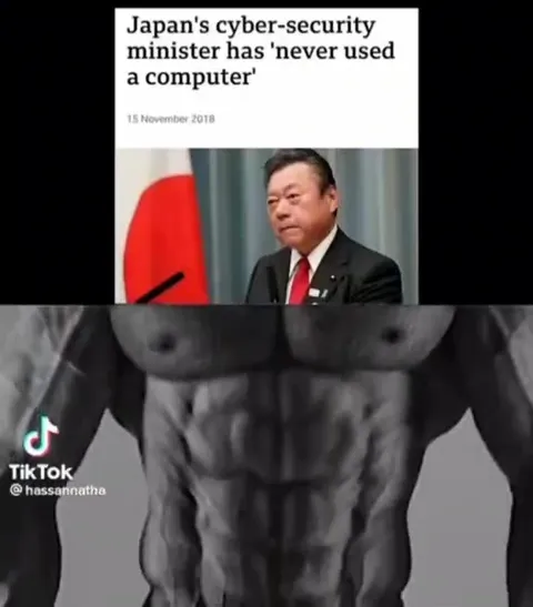 Japan's Cybersecurity Minister Has Never Used a Computer