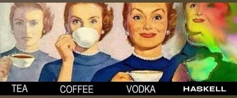 Tea Coffee Vodka Haskell Women