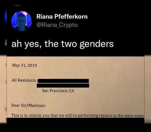 Ah Yes, the Two Genders