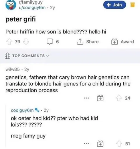 Peter Griffin Had a Kid