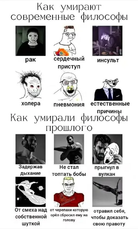 Как умирают современные философы