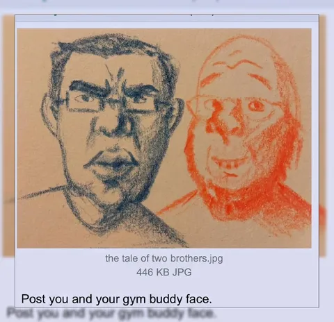 You and Your Gym Buddy Face