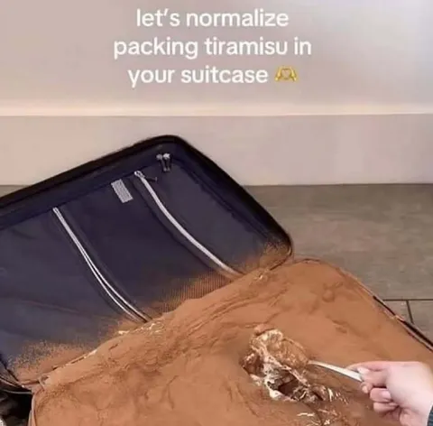 Packing Tiramisu in Your Suitcase