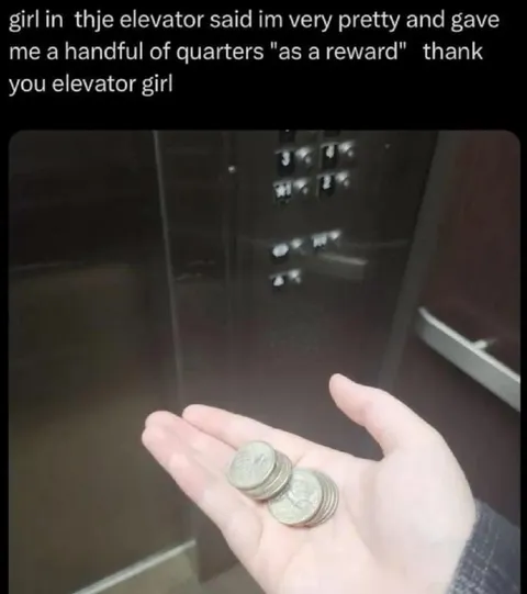 Elevator Girl Rewarded Me