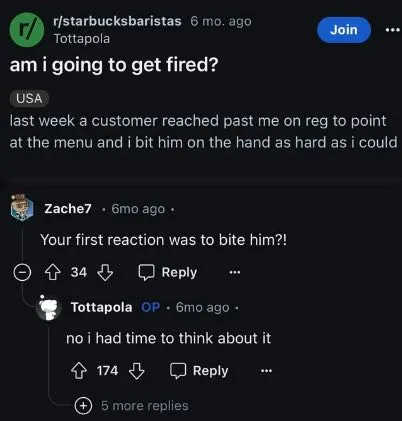 I Bit the Customer