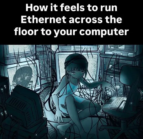 Running Ethernet Across the Floor