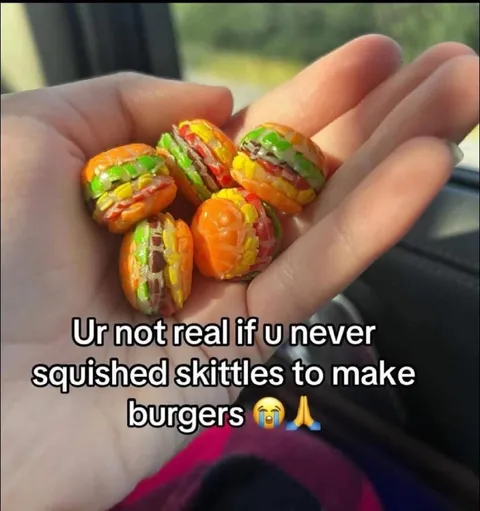 Skittles Burgers Challenge