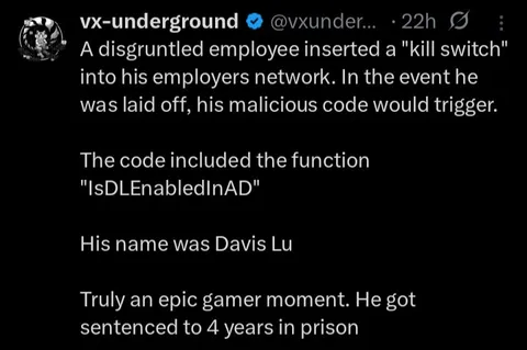 Davis Lu Kill Switch