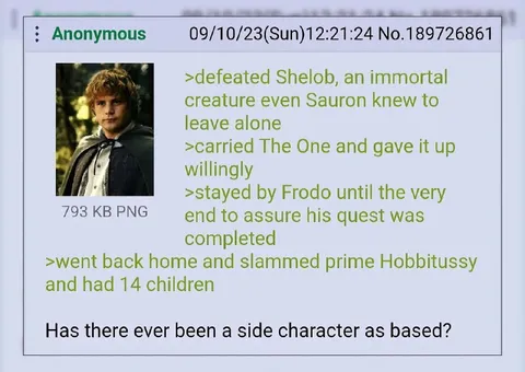 Most Based Lord of the Rings Side Character