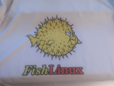 Fish Linux футболка