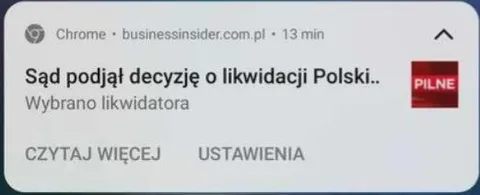 Sąd likwiduje Polskę
