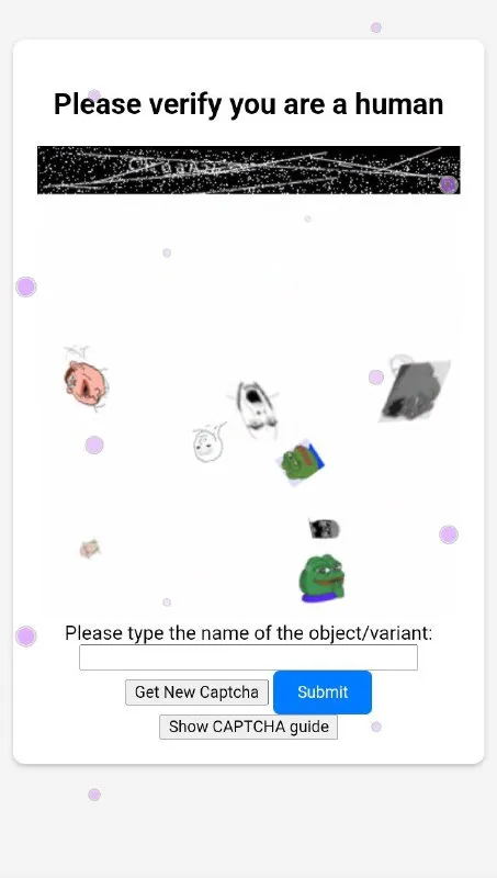 Name the CAPTCHA Object