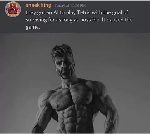 AI Paused Tetris to Survive