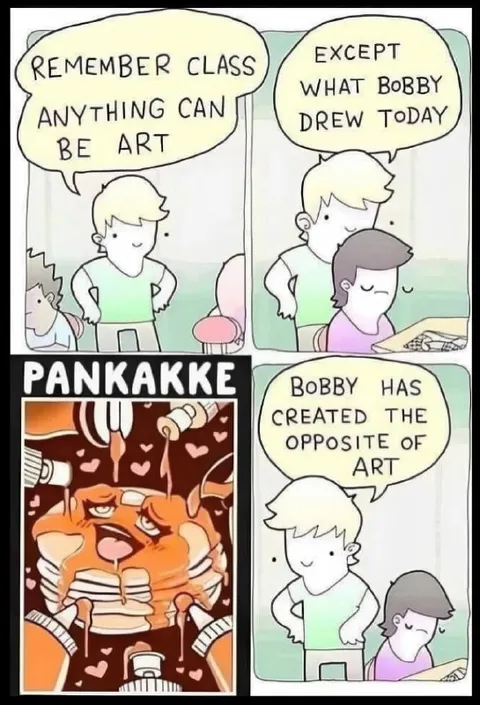 Bobby Drew the Opposite of Art