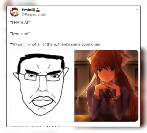 I Hate AI But Not Monika