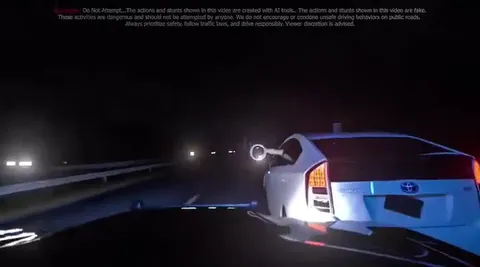 Car Escapes in a Flash