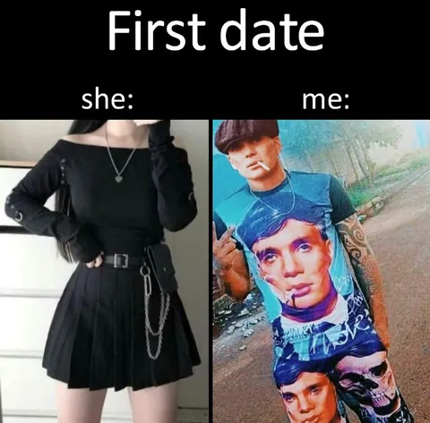 First Date Outfit Contrast
