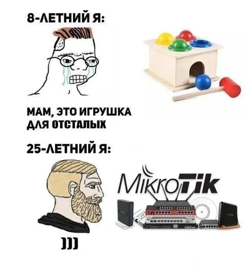 От детской игрушки до MikroTik