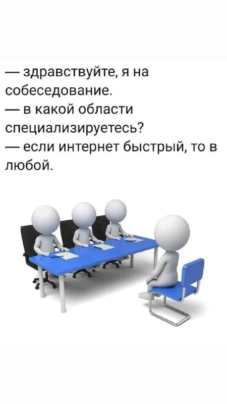 Собеседование при быстром интернете