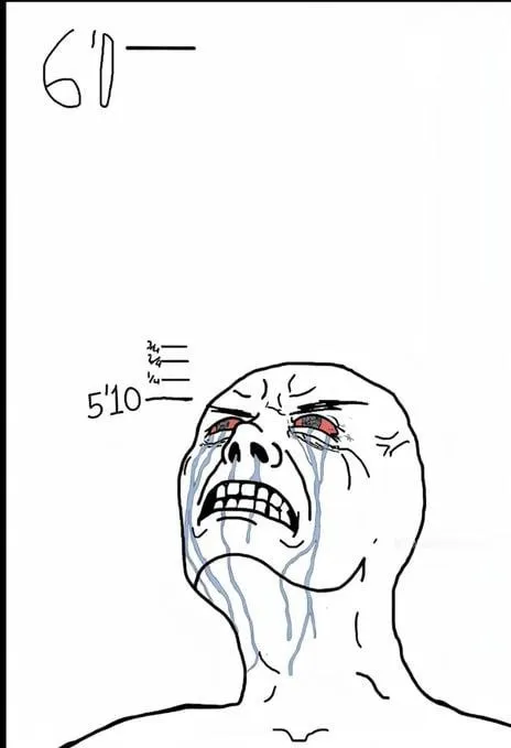 Crying Over Being 5'10