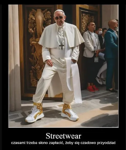 Papież w streetwearze