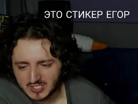 Это стикер Егор