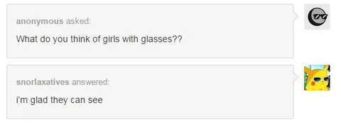 Girls With Glasses Joke