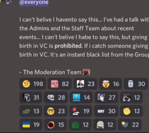 Giving Birth in VC Is Prohibited