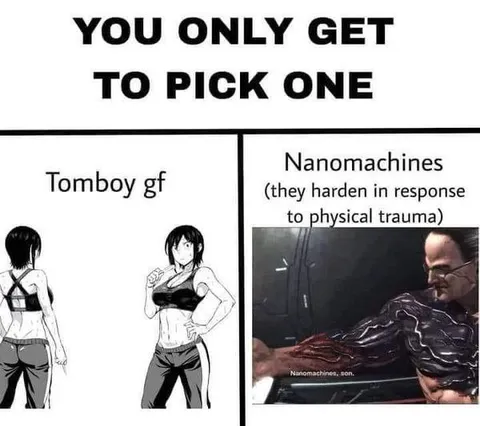Tomboy Girlfriend or Nanomachines