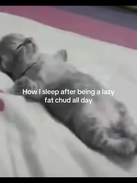 How I Sleep After Being Lazy