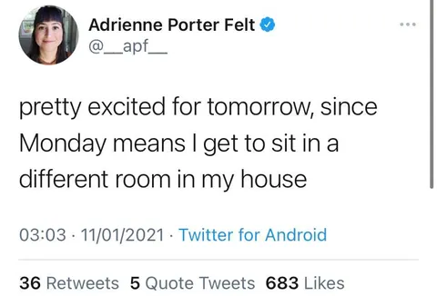 Excited to Sit in Another Room
