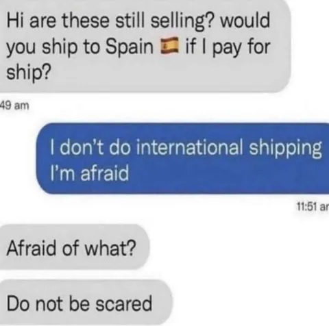 Afraid of International Shipping